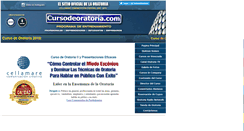 Desktop Screenshot of cursodeoratoria.com